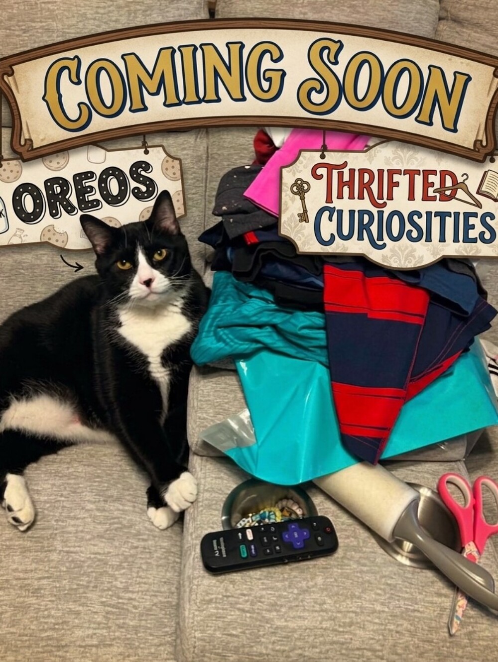 COMING SOON!!! Oreos, thrifted curiosities!!